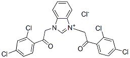 1H-Benzimidazolium,  1,3-bis[2-(2,4-dichlorophenyl)-2-oxoethyl]-,  chloride  (9CI) CAS#: 528894-92-0