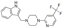 1H-INDOLE, 3-[[4-[4-(TRIFLUOROMETHYL)-2-PYRIDINYL]-1-PIPERAZINYL]METHYL]- CAS#: 698973-99-8