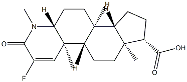 1H-Indeno[5,4-f]quinoline-7-carboxylic acid, 3-fluoro-2,4a,4b,5,6,6a,7,8,9,9a,9b,10,11,11a-tetradecahydro-1,4a,6a-triMethyl-2-oxo-, (4aS,4bS,6aS,7S,9aS,9bS,11aR)- CAS#: 606101-79-5