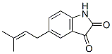 1H-Indole-2,3-dione, 5-(3-methyl-2-butenyl)- (9CI) CAS#: 177957-18-5