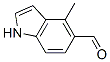 1H-Indole-5-carboxaldehyde, 4-methyl- (9CI) CAS#: 671215-71-7