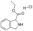 1H-Isoindole-1-carboxylic acid, 2,3-dihydro-, ethyl ester, hydrochloride CAS#: 66938-01-0