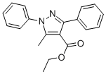 1H-PYRAZOLE-4-CARBOXYLIC ACID, 5-METHYL-1,3-DIPHENYL-, ETHYL ESTER CAS#: 7189-04-0