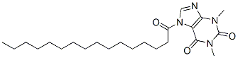 1H-Purine-2,6-dione, 3,7-dihydro-1,3-dimethyl-7-(1-oxohexadecyl)- CAS#: 68696-84-4