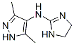 1H-Pyrazol-4-amine,  N-(4,5-dihydro-1H-imidazol-2-yl)-3,5-dimethyl- CAS#: 688729-33-1