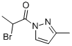 1H-Pyrazole, 1-(2-bromo-1-oxopropyl)-3-methyl- (9CI) CAS#: 69413-07-6