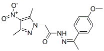 1H-Pyrazole-1-aceticacid,3,5-dimethyl-4-nitro-,[1-(4-methoxyphenyl)ethylidene]hydrazide(9CI) CAS#: 606484-14-4