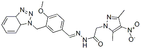 1H-Pyrazole-1-aceticacid,3,5-dimethyl-4-nitro-,[[3-[(3a,7a-dihydro-1H-benzotriazol-1-yl)methyl]-4-methoxyphenyl]methylene]hydrazide(9CI) CAS#: 606487-61-0