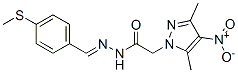 1H-Pyrazole-1-aceticacid,3,5-dimethyl-4-nitro-,[[4-(methylthio)phenyl]methylene]hydrazide(9CI) CAS#: 606483-41-4