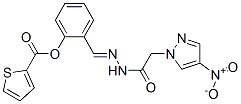 1H-Pyrazole-1-aceticacid,4-nitro-,[[2-[(2-thienylcarbonyl)oxy]phenyl]methylene]hydrazide(9CI) CAS#: 606484-77-9