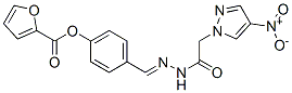 1H-Pyrazole-1-aceticacid,4-nitro-,[[4-[(2-furanylcarbonyl)oxy]phenyl]methylene]hydrazide(9CI) CAS#: 606485-87-4