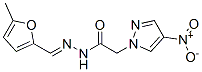 1H-Pyrazole-1-aceticacid,4-nitro-,[(5-methyl-2-furanyl)methylene]hydrazide(9CI) CAS#: 606485-47-6