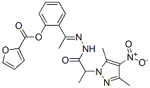 1H-Pyrazole-1-aceticacid,alpha,3,5-trimethyl-4-nitro-,[1-[2-[(2-furanylcarbonyl)oxy]phenyl]ethylidene]hydrazide(9CI) CAS#: 606485-48-7