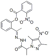 1H-Pyrazole-1-aceticacid,alpha,3,5-trimethyl-4-nitro-,[1-[2-[(2-nitrobenzoyl)oxy]phenyl]ethylidene]hydrazide(9CI) CAS#: 606485-69-2