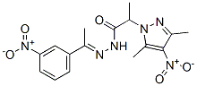 1H-Pyrazole-1-aceticacid,alpha,3,5-trimethyl-4-nitro-,[1-(3-nitrophenyl)ethylidene]hydrazide(9CI) CAS#: 606486-30-0