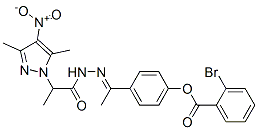 1H-Pyrazole-1-aceticacid,alpha,3,5-trimethyl-4-nitro-,[1-[4-[(2-bromobenzoyl)oxy]phenyl]ethylidene]hydrazide(9CI) CAS#: 606488-27-1