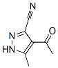 1H-Pyrazole-3-carbonitrile, 4-acetyl-5-methyl- (9CI) CAS#: 60858-43-7