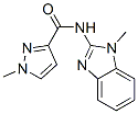 1H-Pyrazole-3-carboxamide,1-methyl-N-(1-methyl-1H-benzimidazol-2-yl)- CAS#: 515829-01-3