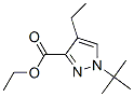 1H-Pyrazole-3-carboxylicacid,1-(1,1-dimethylethyl)-4-ethyl-,ethylester(9CI) CAS#: 682757-46-6