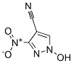 1H-Pyrazole-4-carbonitrile,  1-hydroxy-3-nitro- CAS#: 181585-88-6