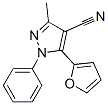1H-Pyrazole-4-carbonitrile, 5-(2-furanyl)-3-methyl-1-phenyl- CAS#: 698367-13-4