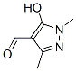 1H-Pyrazole-4-carboxaldehyde, 5-hydroxy-1,3-dimethyl- (9CI) CAS#: 590410-65-4