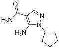 1H-Pyrazole-4-carboxamide,5-amino-1-cyclopentyl-(9CI) CAS#: 666235-33-2