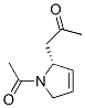 1H-Pyrrole, 1-acetyl-2,5-dihydro-2-(2-oxopropyl)-, (R)- (9CI) CAS#: 178206-95-6
