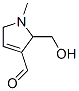 1H-Pyrrole-3-carboxaldehyde, 2,5-dihydro-2-(hydroxymethyl)-1-methyl- (9CI) CAS#: 62501-63-7