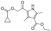 1H-Pyrrole-3-carboxylicacid,5-[[(cyclopropylcarbonyl)oxy]acetyl]-2,4-dimethyl-,ethylester(9CI) CAS#: 565216-89-9