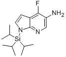 1H-Pyrrolo[2,3-b]pyridin-5-amine, 4-fluoro-1-[tris(1-methylethyl)silyl]- CAS#: 685513-93-3