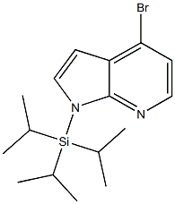 1H-Pyrrolo[2,3-b]pyridine, 4-bromo-1-[tris(1-methylethyl)silyl]- CAS#: 640735-24-6
