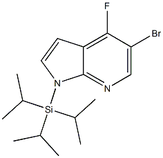 1H-Pyrrolo[2,3-b]pyridine, 5-bromo-4-fluoro-1-[tris(1-methylethyl)silyl]- CAS#: 685513-91-1