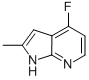 1H-Pyrrolo[2,3-b]pyridine,4-fluoro-2-methyl-(9CI) CAS#: 651744-27-3