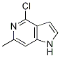 1H-Pyrrolo[3,2-c]pyridine, 4-chloro-6-Methyl- CAS#: 178268-92-3