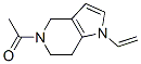 1H-Pyrrolo[3,2-c]pyridine,  5-acetyl-1-ethenyl-4,5,6,7-tetrahydro-  (9CI) CAS#: 606967-18-4