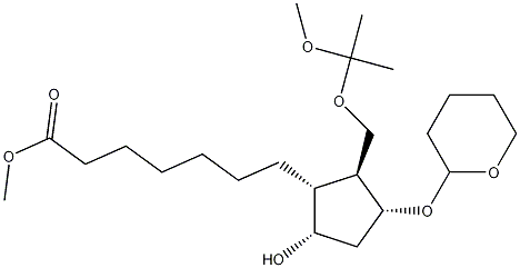 [1R-(1a,2b,3a,5a)]-5-Hydroxy-2-[(1-methoxy-1-methylethoxy)methyl]-3-[(tetrahydro-2H-pyran-2-yl)oxy]cyclopentaneheptanoic acid methyl ester CAS#: 69810-10-2