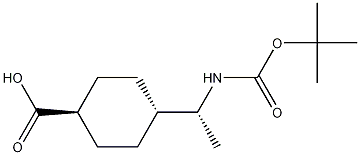 (1R)-trans-4-[N-Boc-1-aminoethyl]cyclohexanecarboxylic Acid CAS#: 671815-99-9