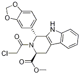 (1R,3S)-1-(1,3-Benzodioxol-5-yl)-2-(2-chloroacetyl)-2,3,4,9-tetrahydro-1H-pyrido[3,4-b]indole-3-carboxylic Acid Methyl Ester CAS#: 629652-44-4