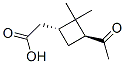 [(1R,3S)-2,2-Dimethyl-3-acetylcyclobutyl]acetic acid CAS#: 61376-92-9