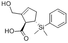 (1R,5S)-5-(Dimethylphenylsilyl)-2-(hydroxymethyl)-2-cyclopentene-1-carboxylic acid CAS#: 649761-21-7