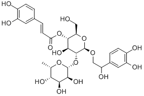 [(1R,6S,7S,8R,9R)-4-(3,4-dihydroxyphenyl)-9-(hydroxymethyl)-7-[(2S,3R,4R,5S,6S)-3,4,5-trihydroxy-6-methyl-oxan-2-yl]oxy-2,5,10-trioxabicyclo[4.4.0]dec-8-yl] (E)-3-(3,4-dihydroxyphenyl)prop-2-enoate CAS#: 61276-16-2
