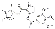 (1S,3R,5R,7R)-8-Methyl-3-(3,4,5-trimethoxybenzoyl)oxy-8-azabicyclo[3.2.1]octan-7-yl 1-methylpyrrole-2-carboxylate CAS#: 65862-78-4
