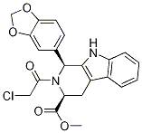 (1S,3S)-1-(1,3-Benzodioxol-5-yl)-2-(2-chloroacetyl)-2,3,4,9-tetrahydro-1H-pyrido[3,4-b]indole-3-carboxylic Acid Methyl Ester CAS#: 629652-42-2