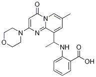 2-[[1-[7-Methyl-2-(morpholin-4-yl)-4-oxopyrido[1,2-a]pyrimidin-9-yl]ethyl]amino]benzoic acid CAS#: 663620-70-0