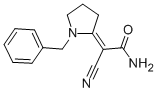 2-[1-Benzyl-pyrrolidinylidene]-2-cyano-acetamide CAS#: 66751-29-9