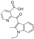 2-[(1-Ethyl-2-methyl-1H-indol-3-yl)carbonyl]-3-pyridinecarboxylic acid CAS#: 69898-42-6