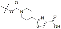 2-[1-(TERT-BUTOXYCARBONYL)-4-PIPERIDINYL]-1,3-THIAZOLE-4-CARBOXYLIC ACID CAS#: 668484-45-5