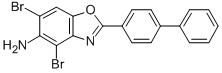 2-(1,1'-BIPHENYL-4-YL)-4,6-DIBROMO-1,3-BENZOXAZOL-5-AMINE CAS#: 637303-19-6