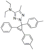 2-[1,2-Bis(4-methylphenyl)-3-phenyl-2-cyclopropen-1-yl]-N,N-diethyl-5-methyl-2H-1,2,3-triazol-4-amine CAS#: 65660-06-2